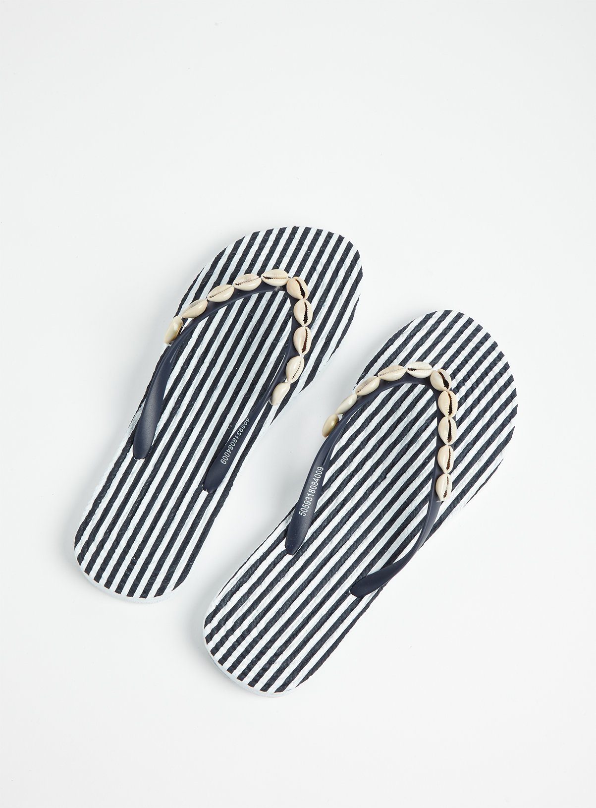 shell flip flops